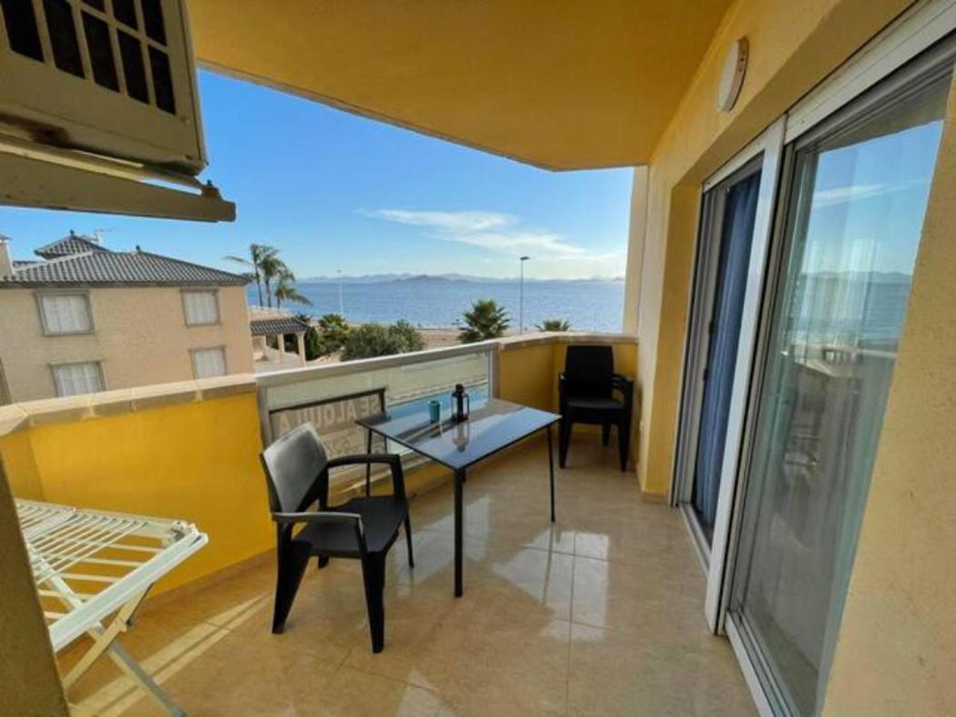La Manga Blue With Pool And Seaview Apartment Murcia Bagian luar foto