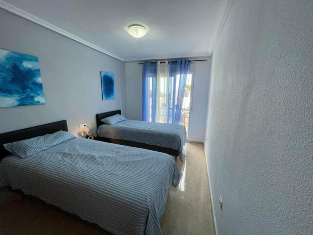 La Manga Blue With Pool And Seaview Apartment Murcia Bagian luar foto